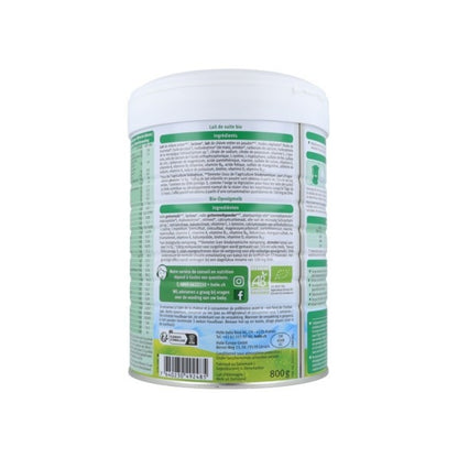 Leche de Continuación de Cabra 2 (después del 6º mes) LATA, Holle, 800g
