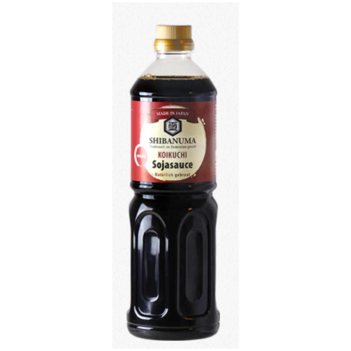 Salsa de soja oscura Shibanuma 1L