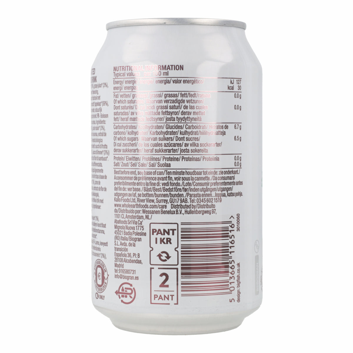 Napój ekologiczny z czarnego bzu Whole Earth 330 ml