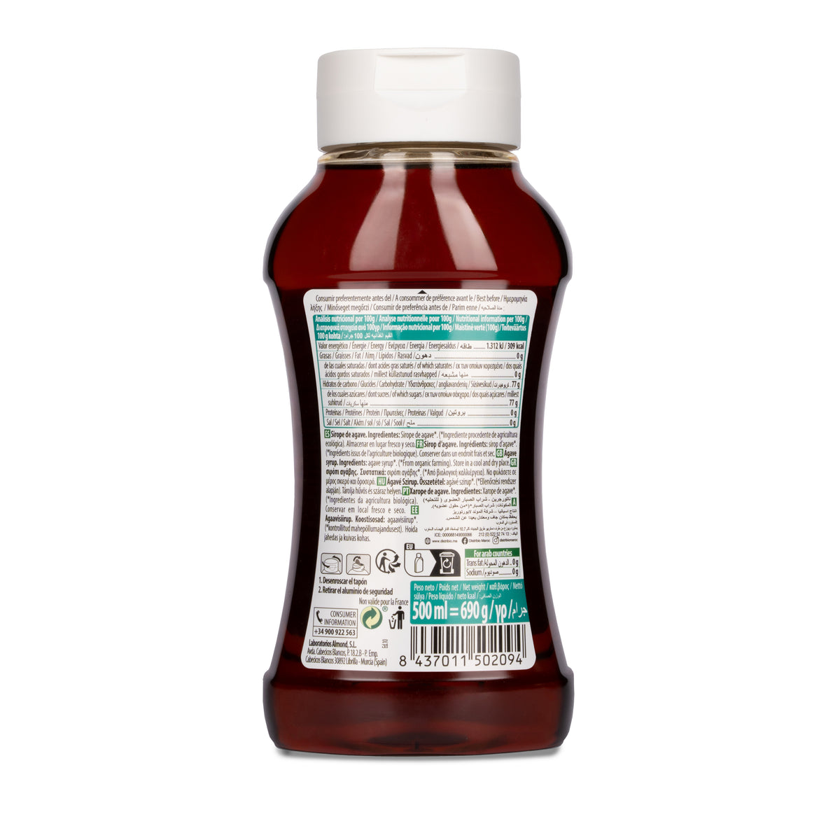 Syrop z agawy Premium Naturgreen 500 ml