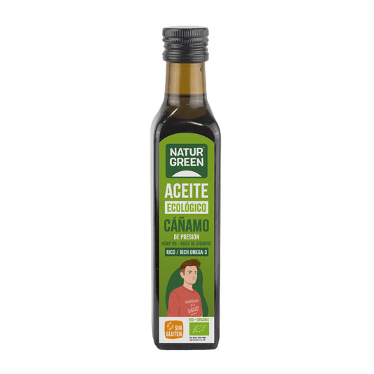 Olej konopny Bio, NaturGreen 250 ml