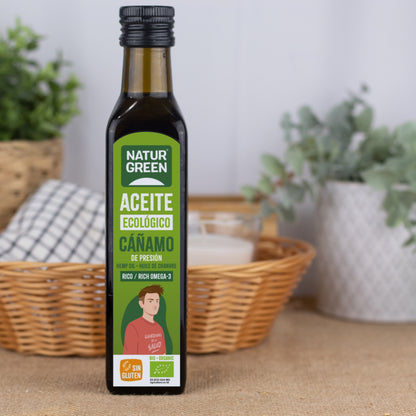 Olej konopny Bio, NaturGreen 250 ml