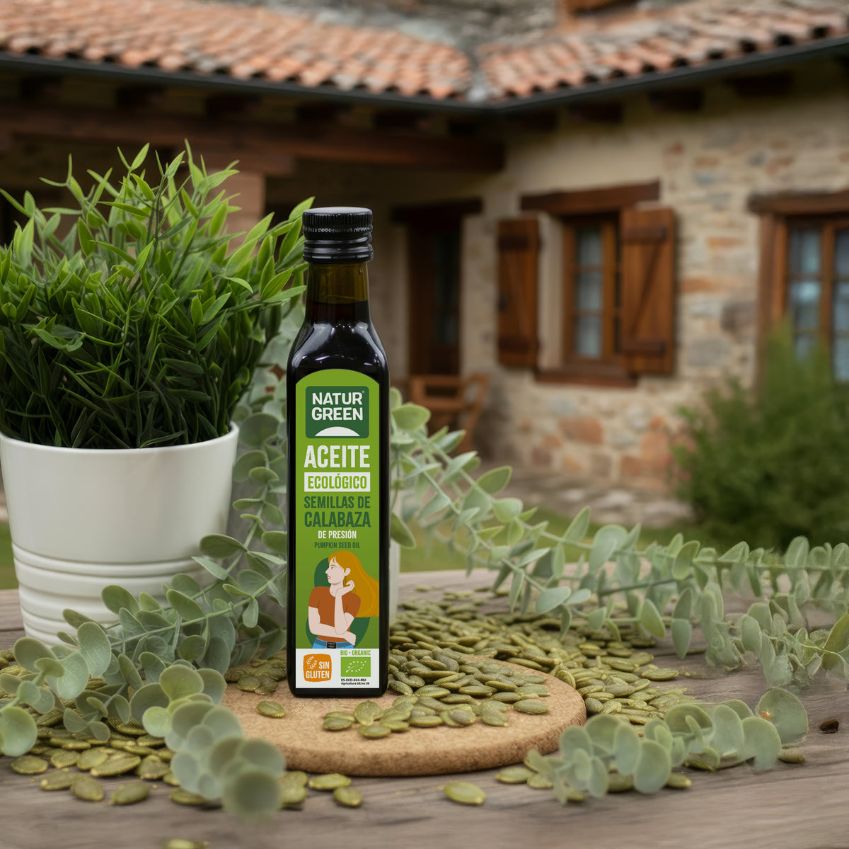 Olej z pestek dyni Bio NaturGreen, 250 ml