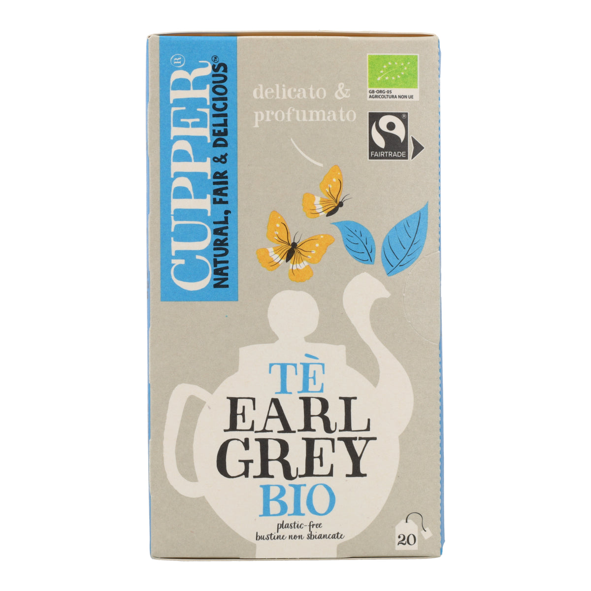 Czarna herbata Earl Grey Bio Cupper 20 torebek
