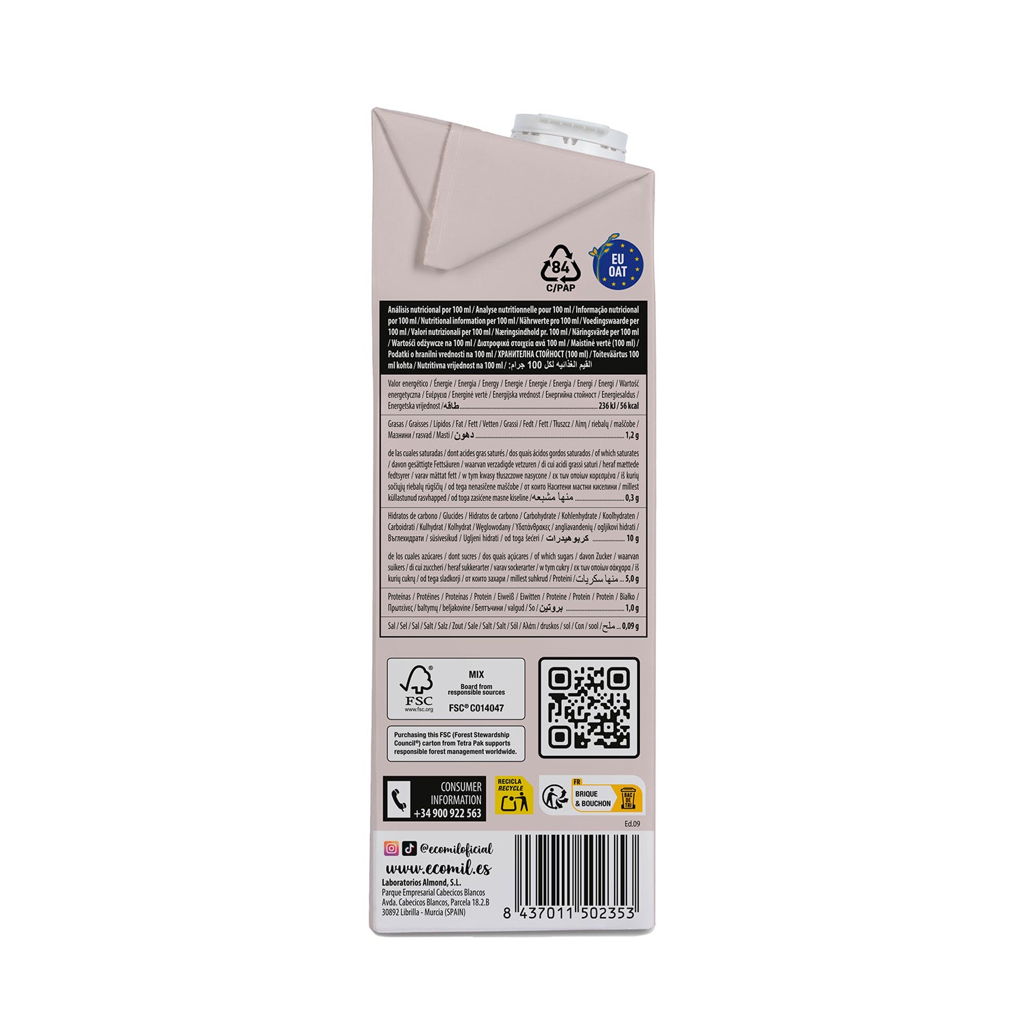 Zestaw 6 x Napój owsiany Choco NaturGreen 1 l