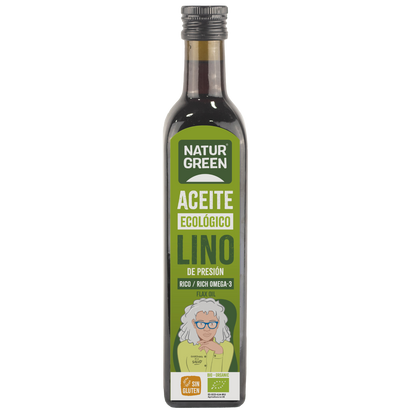 Olej lniany BIO NaturGreen 500 ml