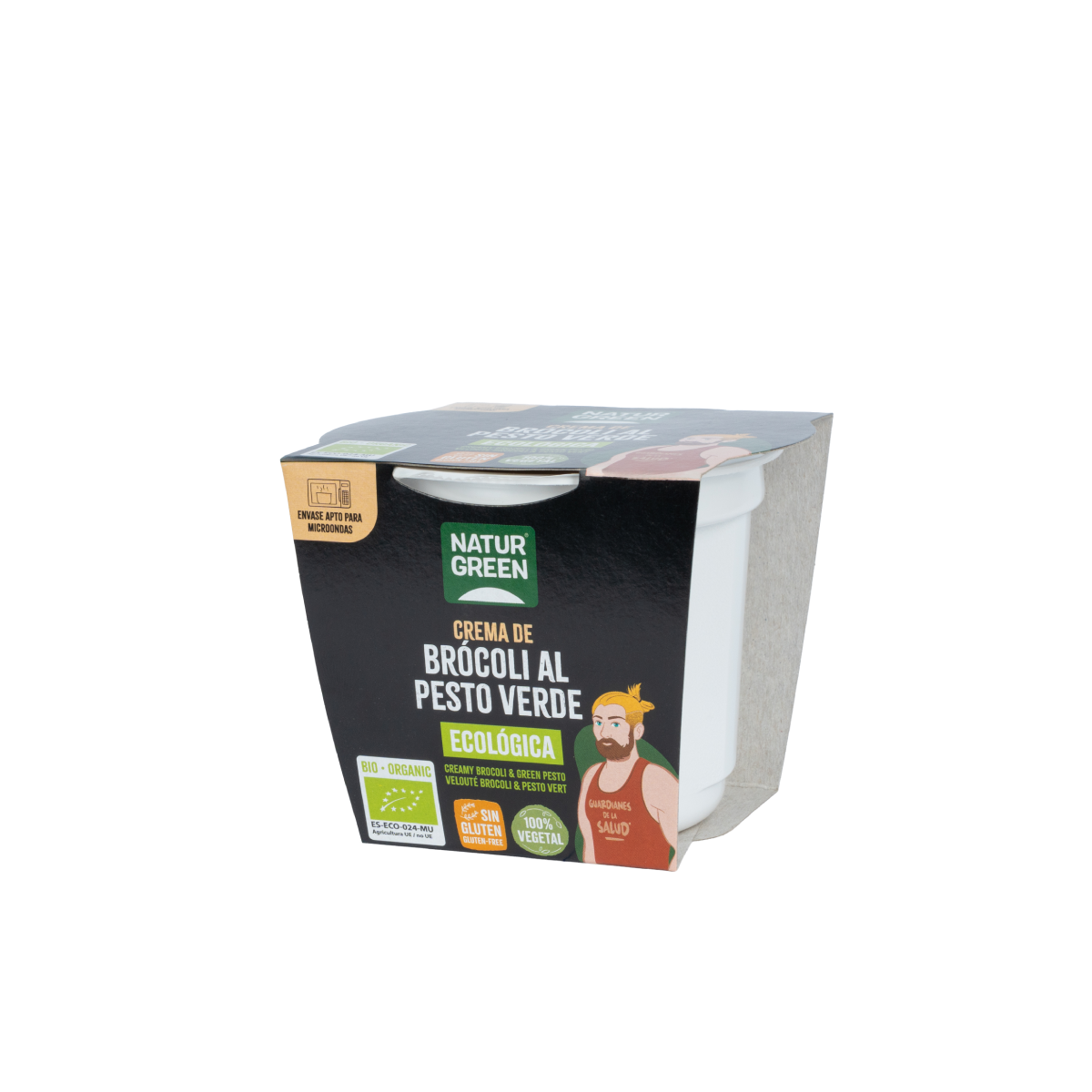 Krem z brokułów z zielonym pesto Naturgreen, 310 g