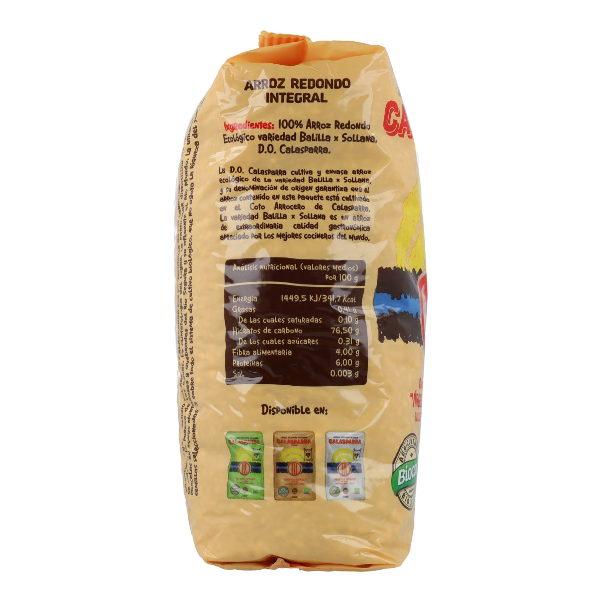 Ryż pełnoziarnisty Calasparra Biocop 1 kg
