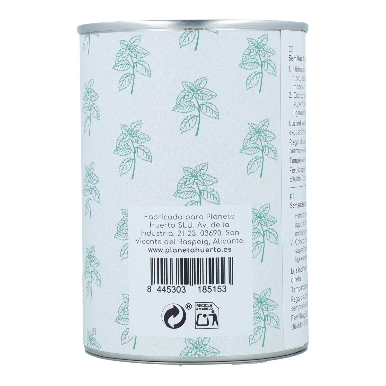 Kit de cultivo aromáticas Hierbabuena Planeta Huerto