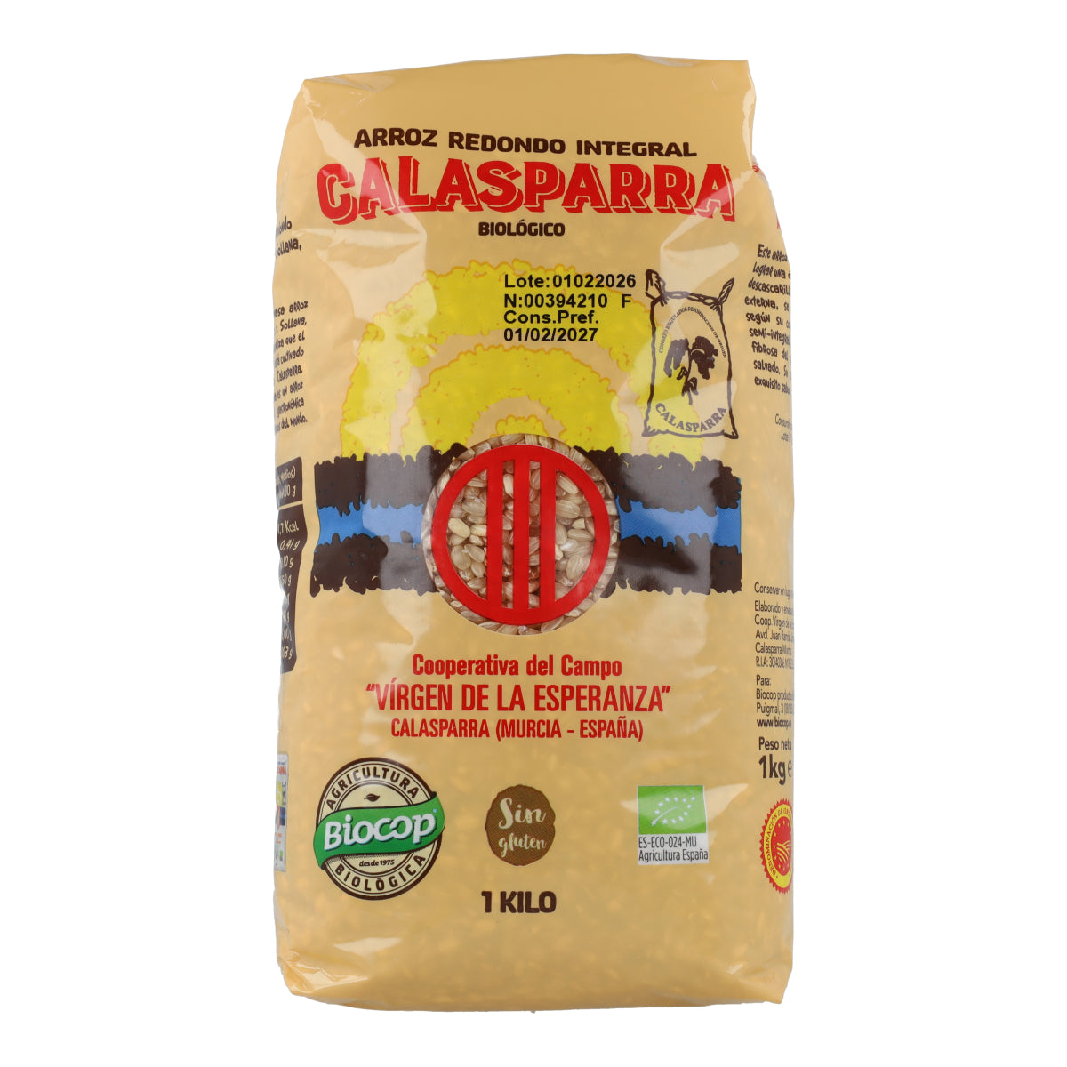 Ryż pełnoziarnisty Calasparra Biocop 1 kg
