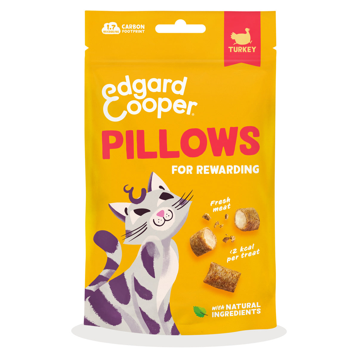 Bocaditos de Pavo Premios naturales para gatos Edgard Cooper 60 g