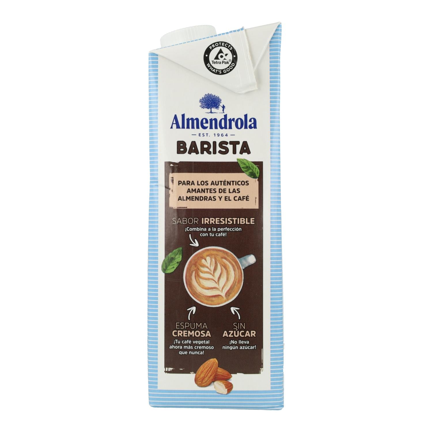 Bebida Almendra Barista Sin Azúcar Almendrola 1 L