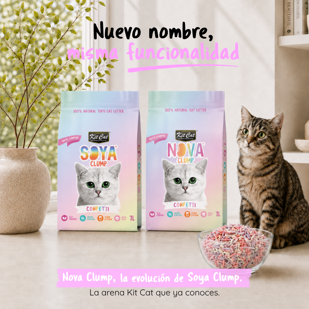 Zestaw Cat Arena Eco SoyaClump - Confetti 7 L Żwirek dla kotów