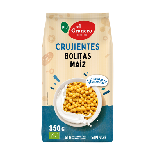 Kulki kukurydziane z miodem Bio El Granero 350 g