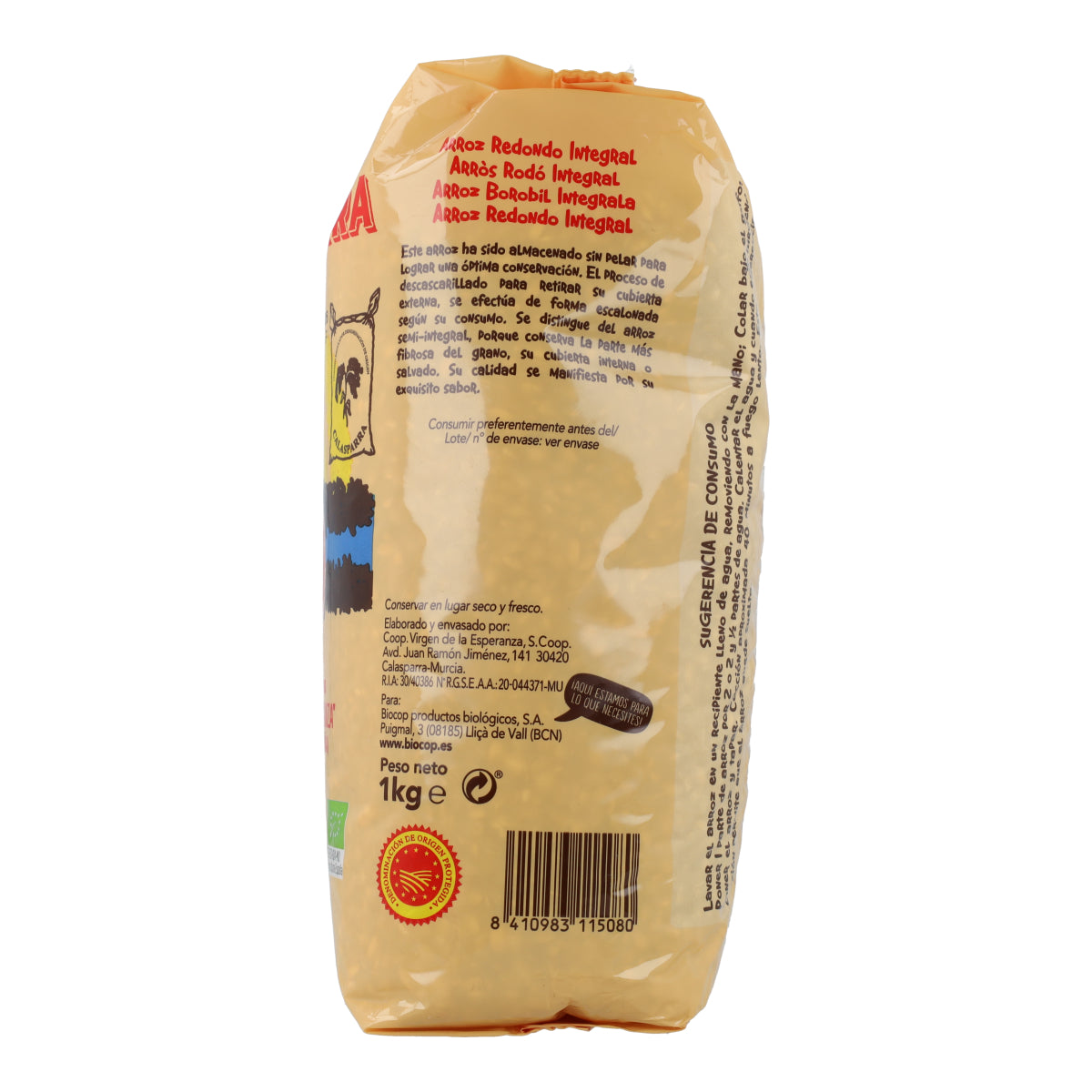 Ryż pełnoziarnisty Calasparra Biocop 1 kg