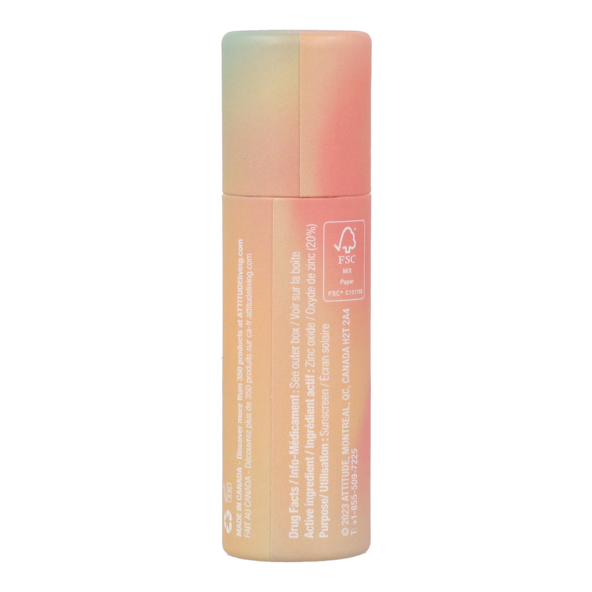 Oceanly - PHYTO-SUN Balsam do ust z kolorem SPF 30 - Baby Rose, Attitude, 8,5 g