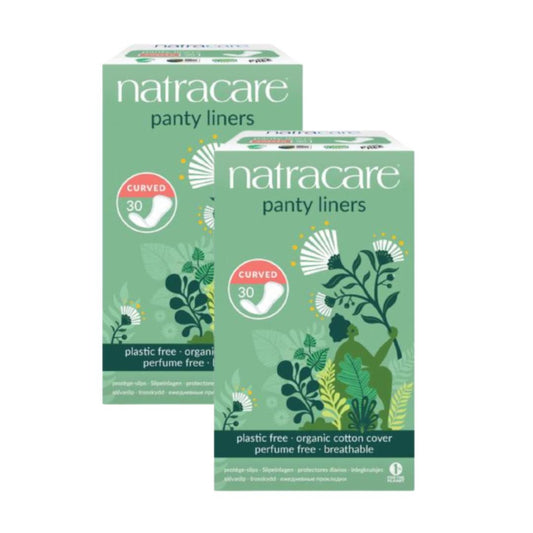 Pack 2x Salvaslip anatómico Natracare 30 Uds