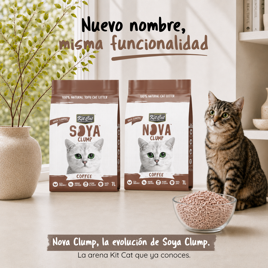 Zestaw Cat Arena Eco SoyaClump - Coffee 7 l Żwirek dla kotów