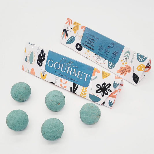 Bolas de Semillas Plantables Cultiva Gourmet Regalo Ideal, Garden Pocket