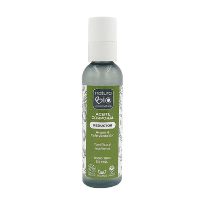 Aceite Corporal Reductor Moldeador y Tonificador con Argán y Café Verde BIO NaturaBIO Cosmetics 200 ml