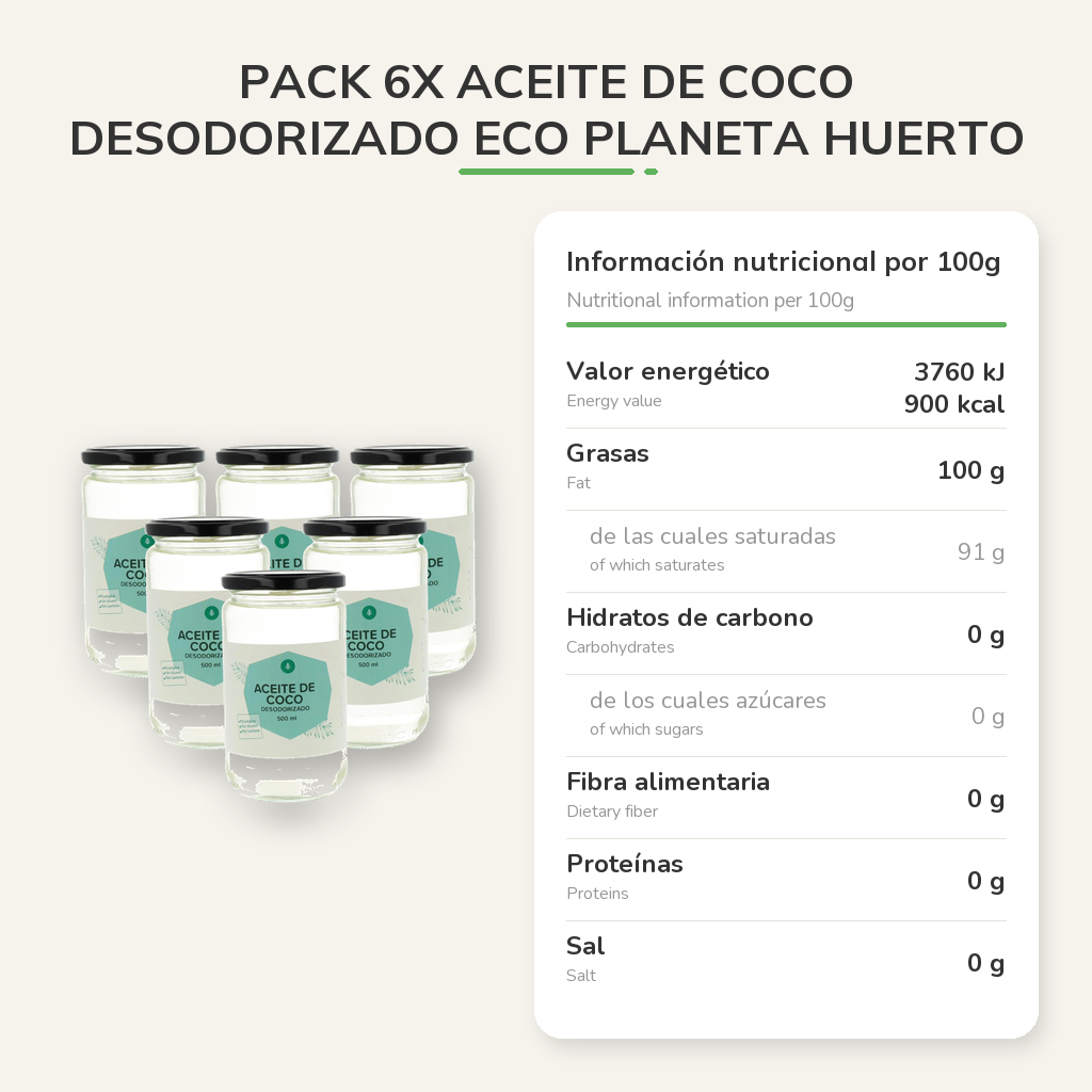 Información nutricional