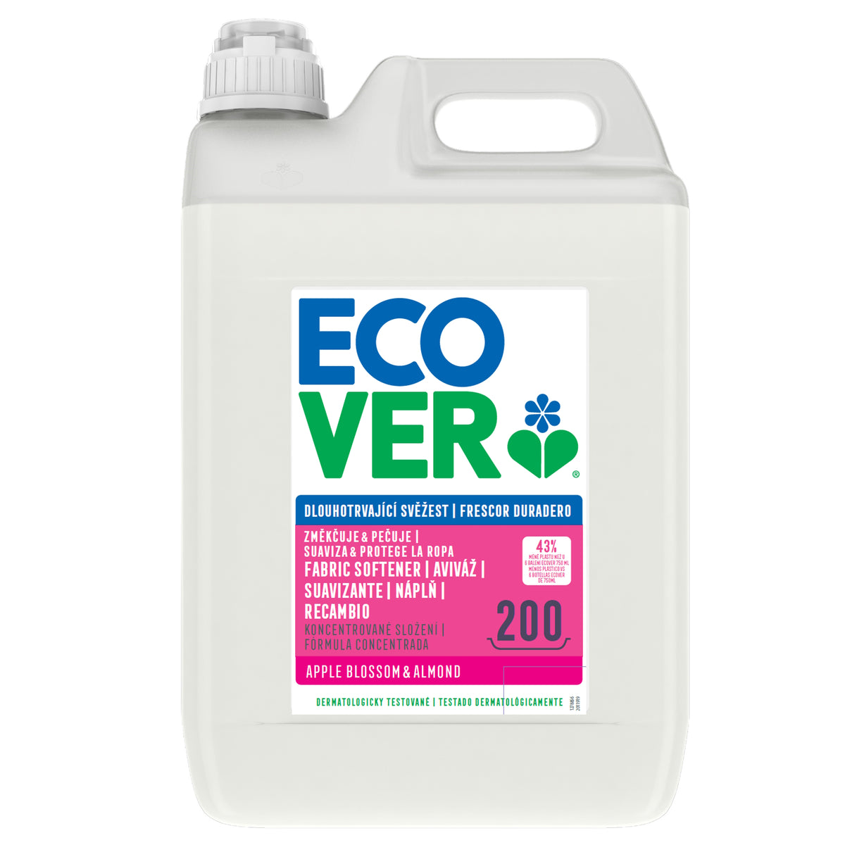 Płyn do płukania tkanin Flor de Manzana y Almendras Ecover 5 l