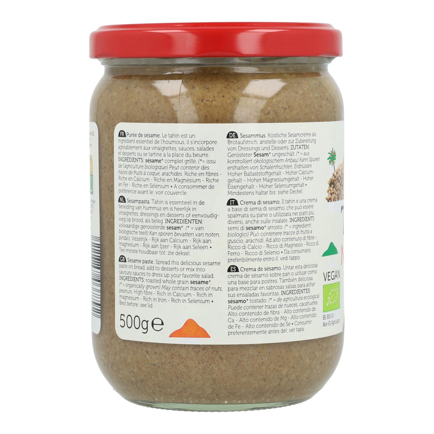 Tahin sin sal ECO Lima 500 g