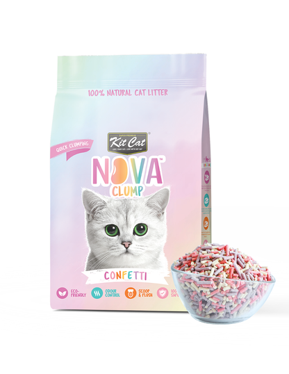 Zestaw Cat Arena Eco SoyaClump - Confetti 7 L Żwirek dla kotów