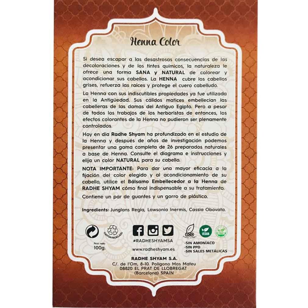 Henna en Polvo Castaño Claro 100 g