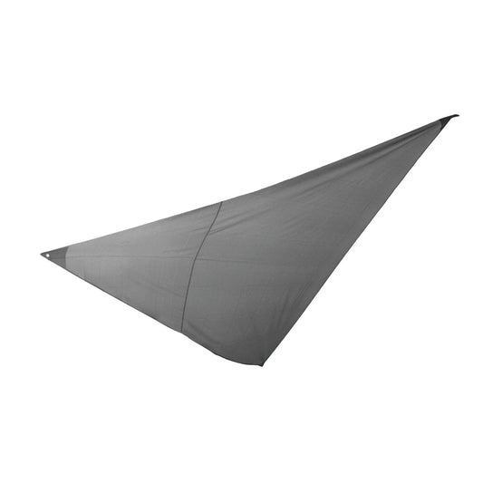 Toldo vela de sombreo triangular 5x5x5m Kb8 Gris oscuro Gris Oscuro