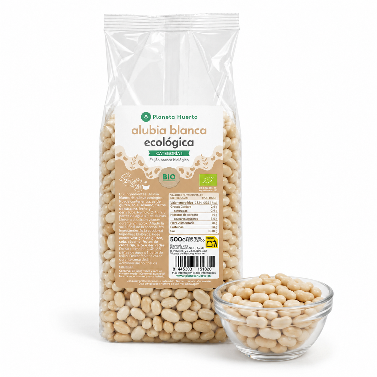 Fasola biała ECO Planeta Huerto 500 g