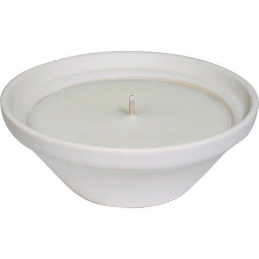 Vela antimosquitos citronela blanca Ø22 cm Roura
