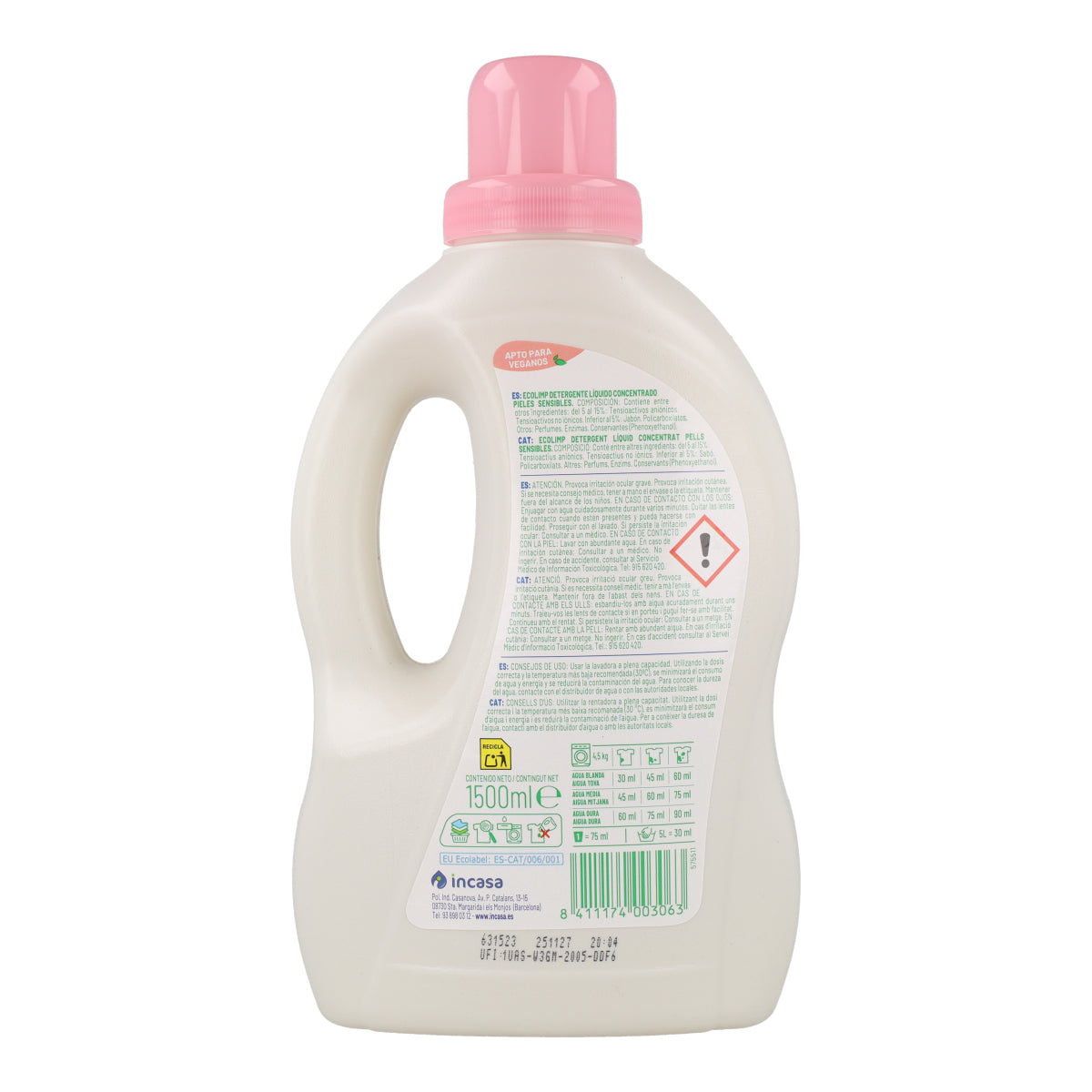 Płyn do prania Mimidu ECO dla skóry wrażliwej, 25 dawek