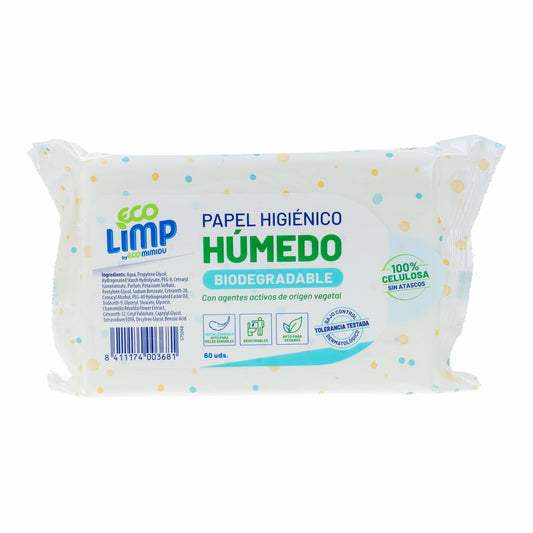 Wilgotny papier toaletowy Mimidu ECO 60 szt.