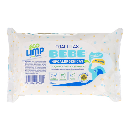 Chusteczki dla niemowląt Mimidu ECO 60 szt.