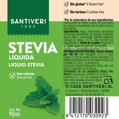 Stewia płynna Santiveri 90 ml