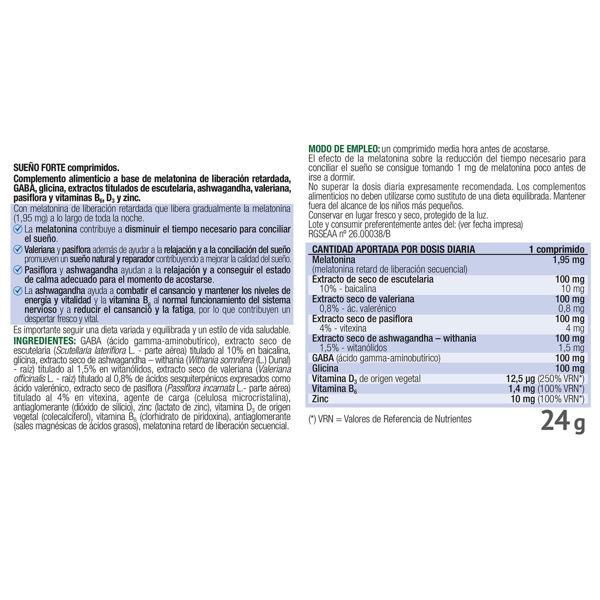 Sueño Forte Santiveri 30 tabletek
