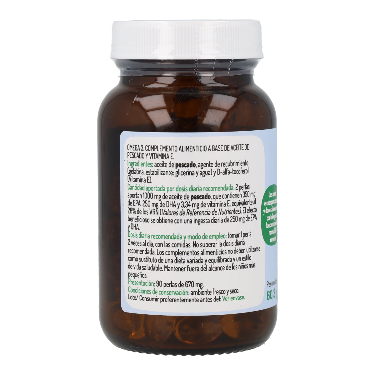 Omegran 3 Plus El granero 90 kapsułek 705 mg