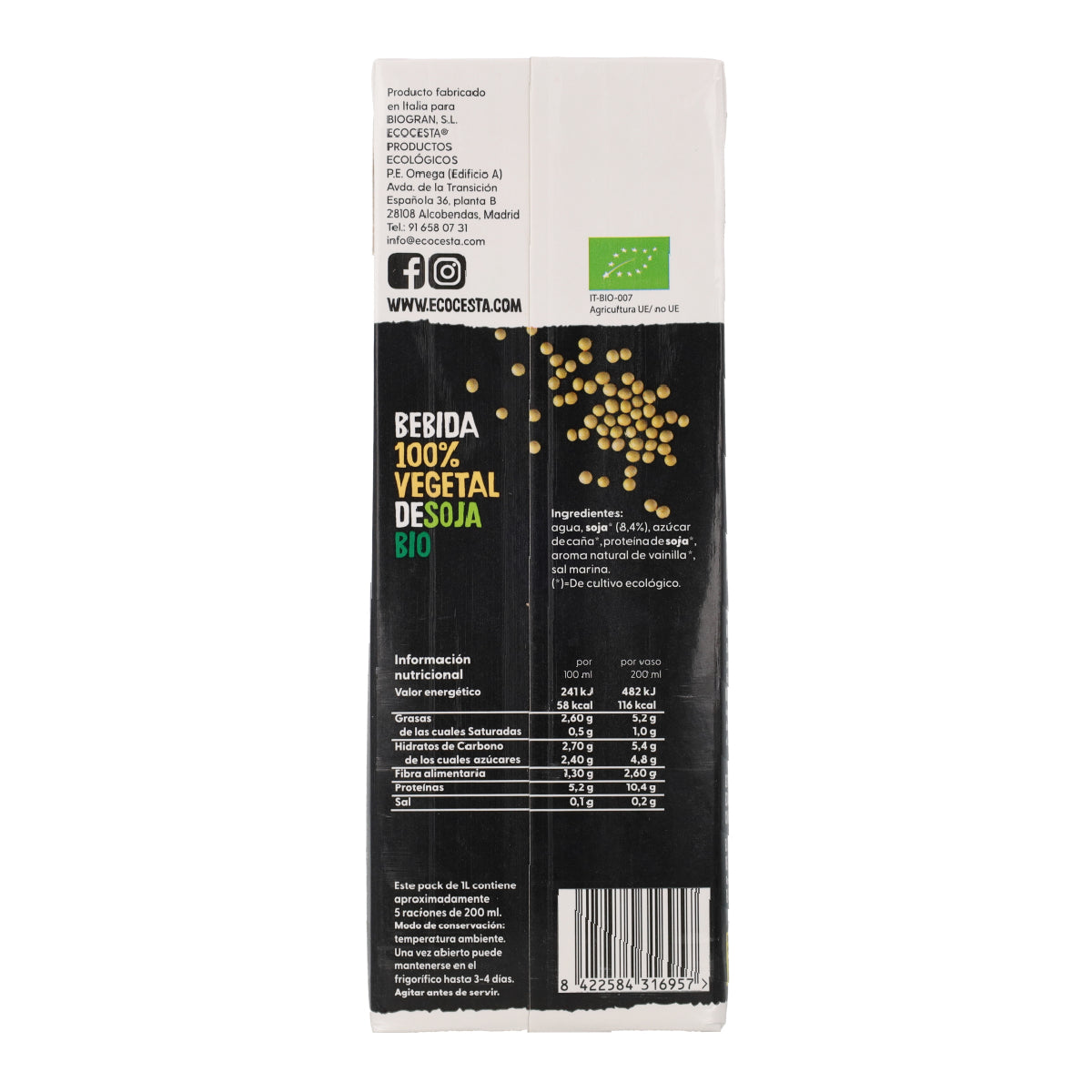 Napój roślinny Protein Plus Bio Ecocesta 1 l