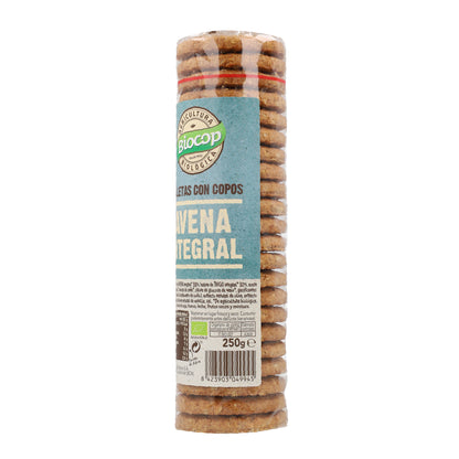 Ciastka z pełnoziarnistych płatków owsianych Biocop, 250 g