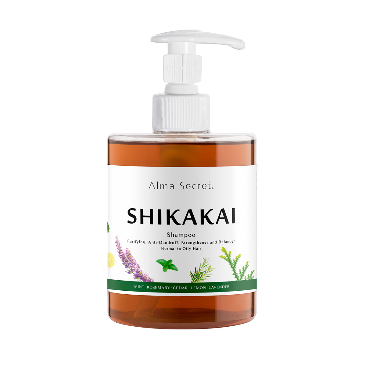 Szampon Shikakai (przeciw wypadaniu włosów, łupieżowi i zapaleniu skóry) Alma Secret 500 ml