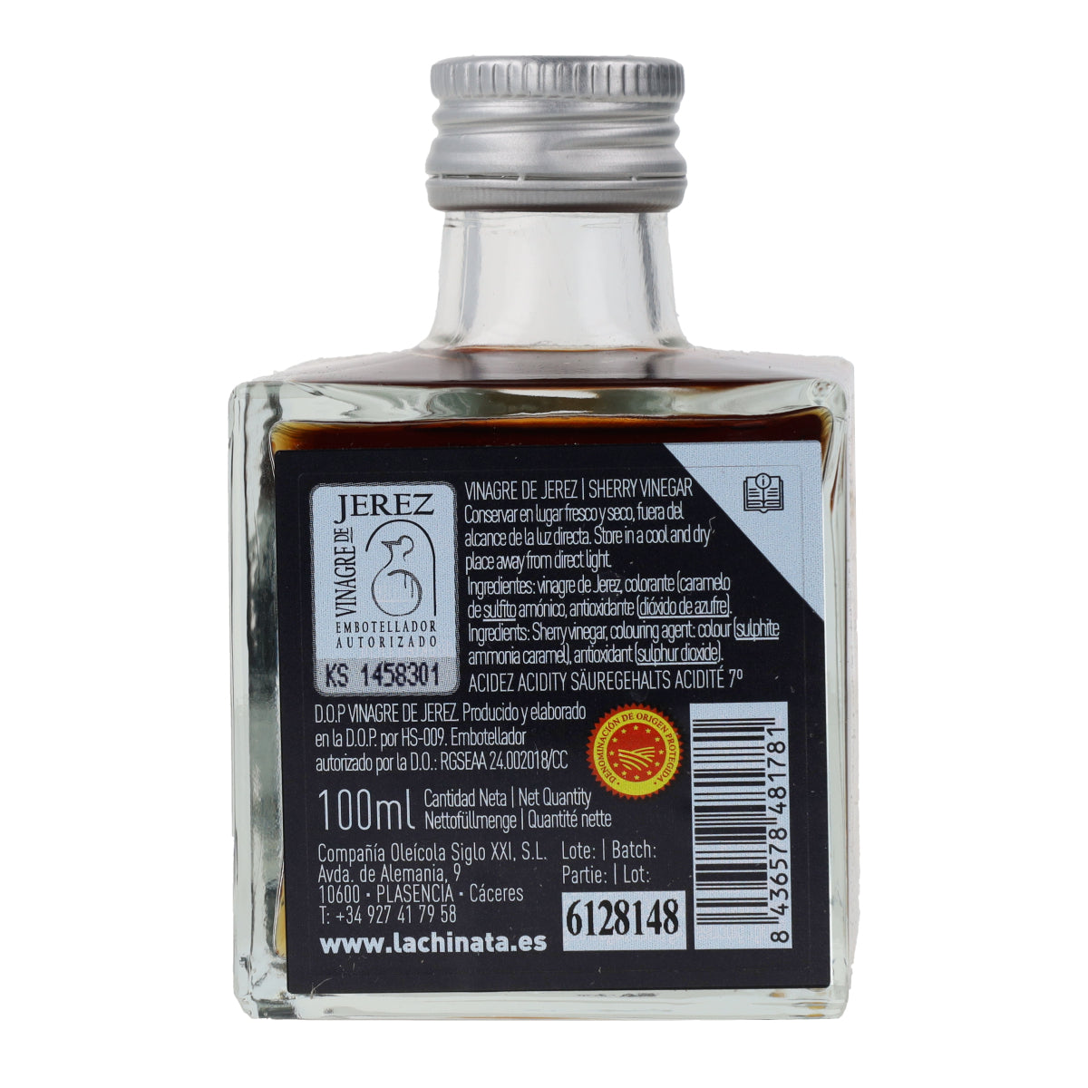 Ocet sherry D.O., butelka kwadratowa La Chinata 100 ml