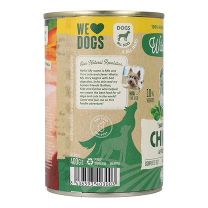 Puszka z kurczakiem BARF dla psów Wild Balance 400 g
