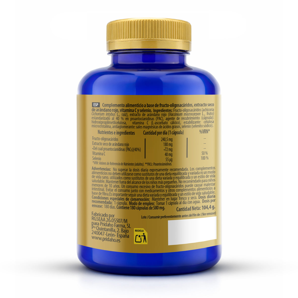 Amerykańska żurawina 180 tabletek SANON 650 mg