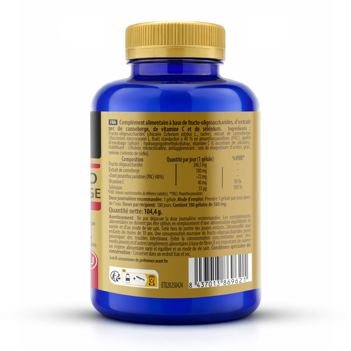 Amerykańska żurawina 180 tabletek SANON 650 mg