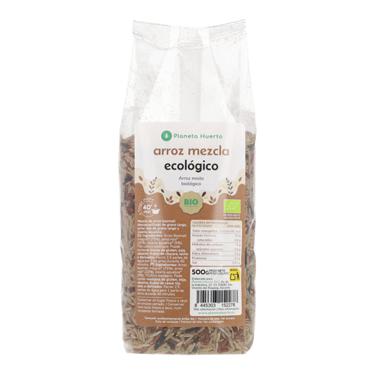 Mieszany ryż basmati int, czerwony, dziki ECO Planeta Huerto 500 g