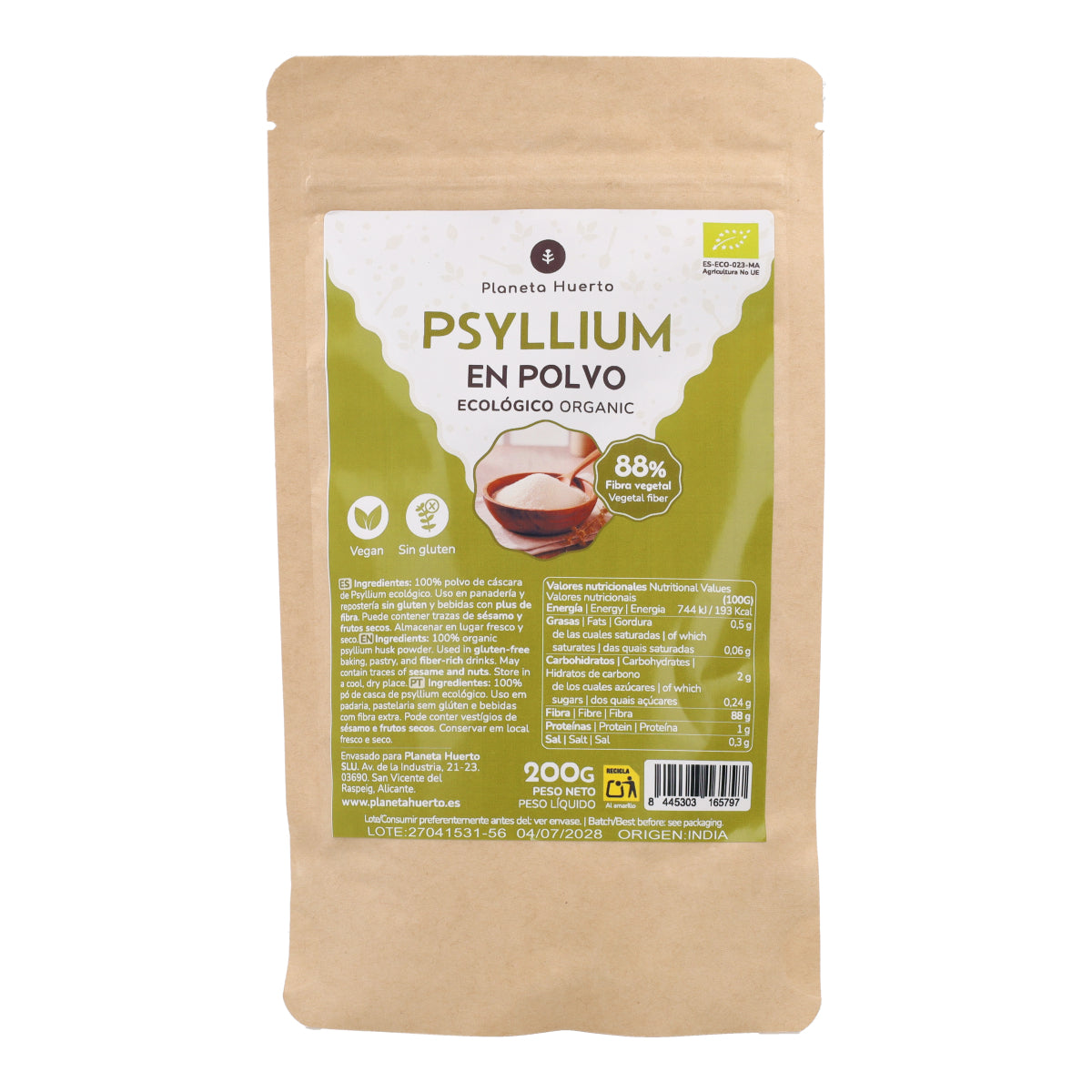 Psyllium w proszku Eco Planeta Huerto 200 g