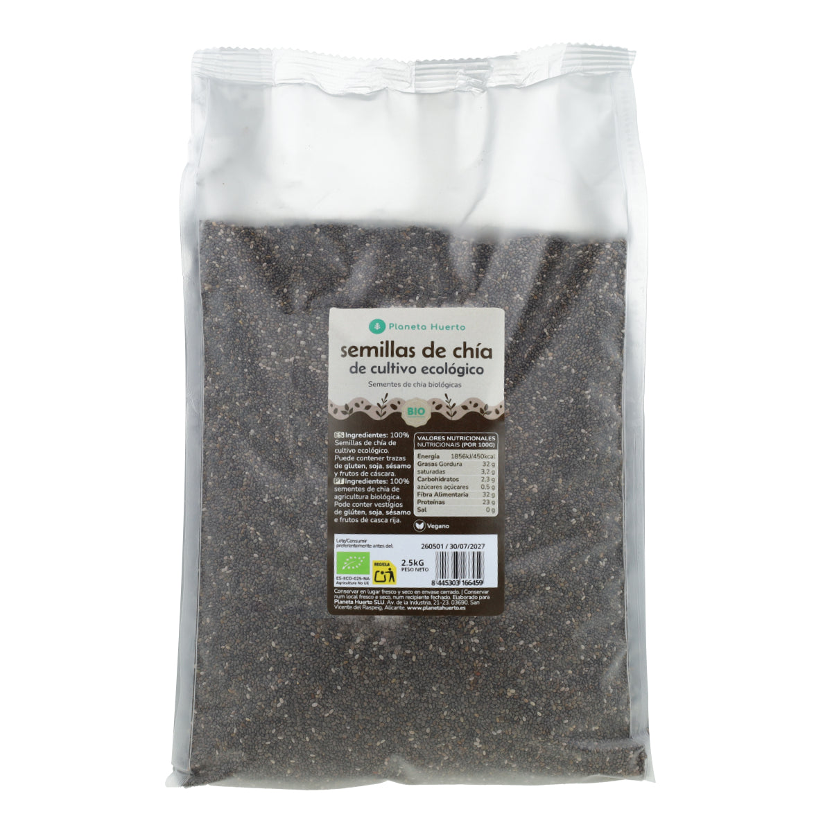 Nasiona chia ECO Planeta Huerto 2,5 kg