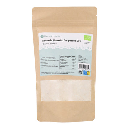 Odtłuszczona mąka migdałowa (białko migdałowe) ECO Planeta Huerto 250 g