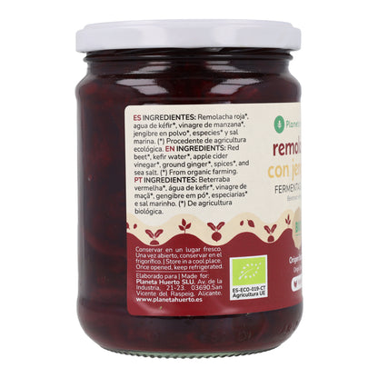 Fermentowane buraki z imbirem Eco Planeta Huerto 420 g